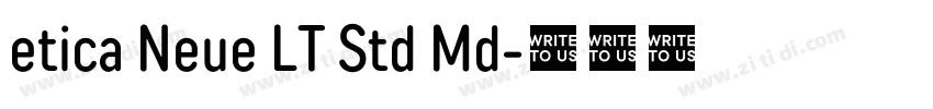 etica Neue LT Std Md字体转换